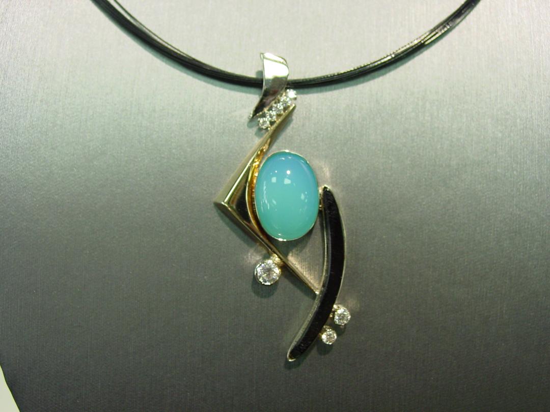 Blue Stone Pendant